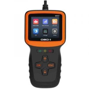 Obd2 Valise Diagnostic Auto, Obd2 Diagnostic Fran&ccedil;ais Lecteur De V&eacute;hicule pour Tous Les V&eacute;hicules Apr&egrave;s 2000, Lecteur De D&eacute;fauts avec Toutes Les