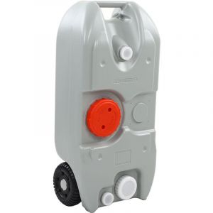Jeffergarden Réservoir d'eau fourre-tout à roulettes Portable RV HDPE réservoir d'eau 40L grande capacité universel adapté pour bateau de camping-car