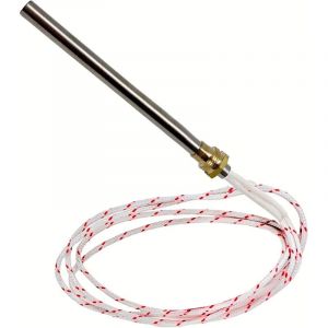 DOJA INDUSTRIAL Bougie Allumage Poele &agrave; Granul&eacute;s Resistance Poele Pellets Longueur: 150 mm Raccord 3/8&rsquo;&rsquo; Diam&egrave;tre: 10 mm Puissance: 280 W Tension:
