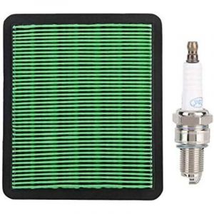 Filtre &agrave; Air pour Honda GCV135 GCV160 GC135 GC160 GX100 GXV57 GCV160LA GCV190LA Moteur de Tondeuse &agrave; Gazon, Filtre &agrave; Air + Remplacement de Bougie