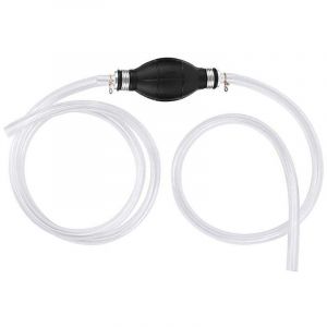 Basetbl - Pompe Manuelle, Pompe de Transfert Carburant Universelle avec 2M de Tuyau de Pression de Tube, Pompe a Carburant de Portable pour Transfert