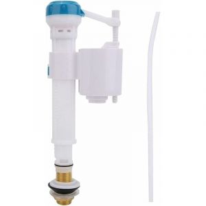 Robinet flotteur horizontal，Robinet flotteur réversible pour alimentation WC,Vannes de Chasse d'eau de Toilette Bouton Poussoir Vanne de Remplissage