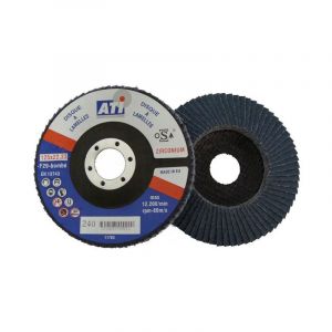 Disque &agrave; lamelles Zirconium incurv&eacute;, 115mm, grain de 40.