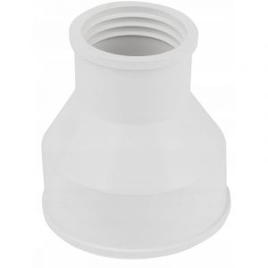 Entonnoir De Toilette &Agrave; Chasse D'Eau Inf&eacute;rieure &Agrave; Fermeture Automatique Blanc