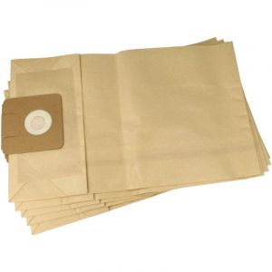 Vhbw - 5x Sacs compatible avec Ecolab QP152, QS12, S12 aspirateur - papier filtre, ta 1, 40cm x 24cm marron