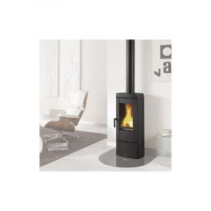 Nordica - Poele a' bois La Extraflame Candy 4.0 en fonte e'maille'e 6,2 kw 177 m chauffable avec tiroir a' cendres