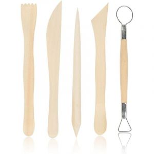 Dpzo - jamais UTILISÉ]5 Pièces Outils de Sculpture de Poterie Outils Argile pour Céramique Polymère Kit Outil D'outils Poterie Modelage Argile Outils