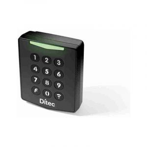 Code DITEC S&eacute;lecteur radio &agrave; clavier AXK4P avec code num&eacute;rique personnalisable. Version 868,35 MHz. Aliment&eacute; par batterie 9 Vdc ou via connexion &agrave; un