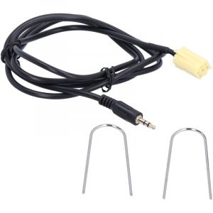 59.1in 6Pin aux-in Cble Adaptateur d'entrée audio Jack 3,5 mm Remplacement pour Fiat Grande Punto