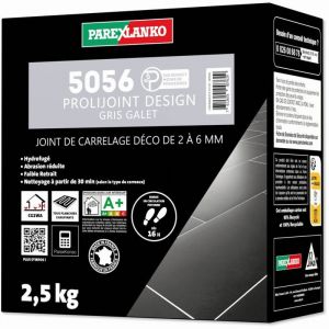 Joint de carrelage 2,5 Kg 5056 Prolijoint Design PAREXLANKO Gris Galet
