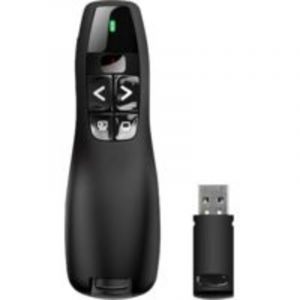 Pointeur Laser Powerpoint T&eacute;l&eacute;commande de Pr&eacute;sentation sans Fil, 2,4 GHz/R&eacute;cepteur USB, Longue Port&eacute;e USB Pr&eacute;sentation Clicker Presenter Flip Pen