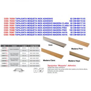 Solin Adh&eacute;sif Inox pour Tapis Brinox 100 CMB8115 04