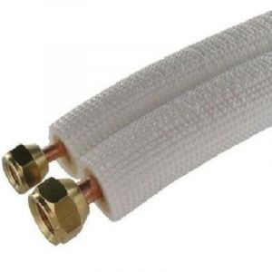 Cyslmuk - prêt a poser liaison bi tube frigorifique M1 climatisation 1/4 3/8 raccords prêt montes 5 metres NF,Diamètre du tube (6+10) 1P5