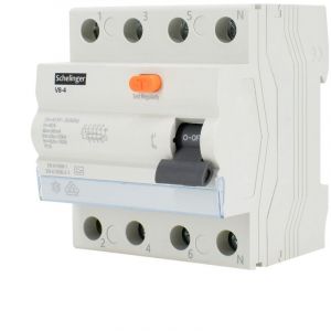 Schelinger - Disjoncteur différentiel 4P 63A 30mA - Protection électrique - Rail din