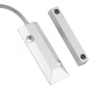 D&eacute;tecteur de porte &agrave; contact magn&eacute;tique, alarme pour portes et fen&ecirc;tres m&eacute;talliques, syst&egrave;me d'alarme filaire, kit de s&eacute;curit&eacute; pour maison et garage