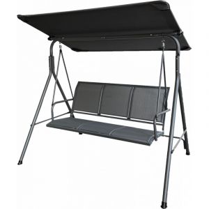 Fauteuil &Agrave; Bascule 3 Places En Acier