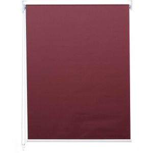 HHG - jamais utilisé] Store à enrouleur pour fenêtres 384, avec chaîne, avec perçage, isolation, opaque, 60 x 230, bordeaux