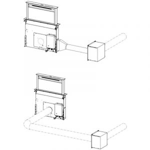 Accessoires - Set fdw 908, pour placer le moteur à l'extérieur de la hotte 112.0442.942 - Franke