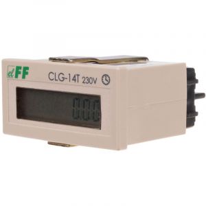 Compteur horaire, sans remise &agrave; z&eacute;ro 230 V CA Tension d'entr&eacute;e du compteur horaire 110 &divide; 240 V CA/CC Panneau