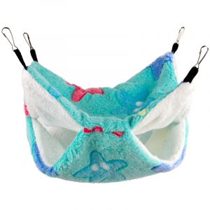Hamac suspendu pour petits animaux de compagnie, furet, lit superpos&eacute;, jouet pour cage de hamster ou rat