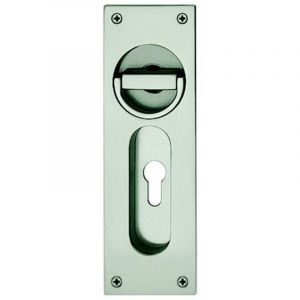 FSB - Poign&eacute;e a encastrer porte galandage VK8, 0 424205,eck.Locht.Alu F1