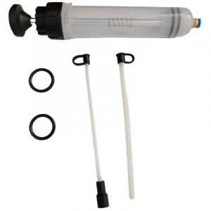 Pompe d'extraction d'huile [Seringue 500 ml] - Pompe d'aspiration universelle pour huile de transmission, antigel, eau ou vidange d'huile pour
