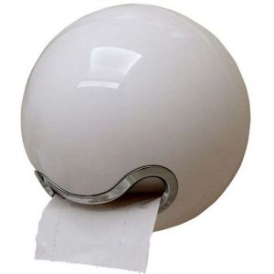 Porte-papier toilette Bo&icirc;te de papier toilette en plastique Creative Candy Sph&eacute;rique sans perforation Cadre de serviette &eacute;tanche Porte-rouleau de