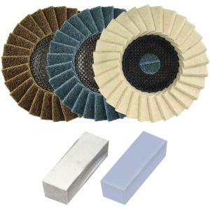 Dronco - Set de polissage et de brillance de 125 mm. en diamètre 6900041100