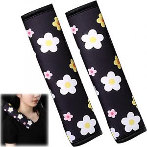 [JAMAIS UTILISÉ]2 Pack Car Seat Belt Cushion for Children, Pregnancy Belt and Car Seat, Sleep Cushion, Vintage Floral Pattern