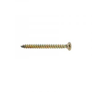 Ambrovit - Lot de 1000 vis a' bois Mod.05052 3x10 mm en acier tropicalise' tete fraise'e pour panneaux agglome're's agglome're's