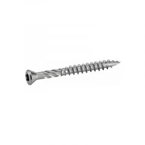 Vis terrasse tête fraisée bombée six lobes - AISI410 5x70 mm - Boîte de 100