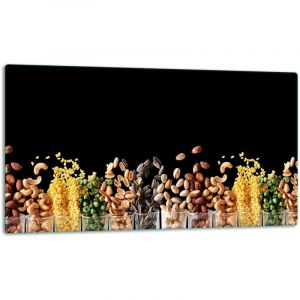 Planche à découper en verre 52 x 30 cm Noir