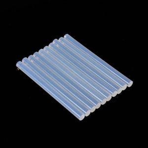 10PCS 150mmx 7mm Baton De Colle Chaud Recharge pour Pistolet Bâtons de Pistolet à Colle thermofusibles Usage thermofusibles Transparents Colle Chaude