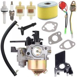 Kit de carburateur GX160 pour Honda GX200 GX168 GX140 GX120 5.5HP 6.5 HP Moteur WP30X Pompe à Eau Nettoyeur Haute Pression Carb, avec Joints de