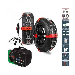 Chaine neige montage frontal pneu 215/55R17 v&eacute;hicule non cha&icirc;nable Polaire 0090-PSPC-21