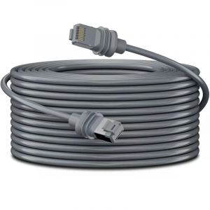 Elfcam - 60m Câble Starlink Gen 3, Câble Ethernet Cat6 26AWG pour Convient aux Installations Extérieur et Intérieur, Rallonge de Câble Starlink Gen