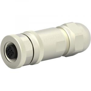 Te Connectivity - T4110012021-000 Connecteur non confectionné pour capteurs/actionneurs M12 femelle, droit Nombre de pôles: 2 1 pc(s) D928161