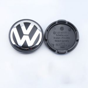 4 pi&egrave;ces couvre-moyeu standard 56mm pour Volkswagen, bouchon de jante avec logo auto, accessoire tuning pour roues de voiture