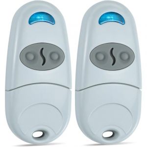 2PCS T&eacute;l&eacute;commande Universelle de Portail, 433.92MHz Key Fob Transmitter Compatible avec Came Top432NA/432EE/432EV/432A/432M/432S/T432
