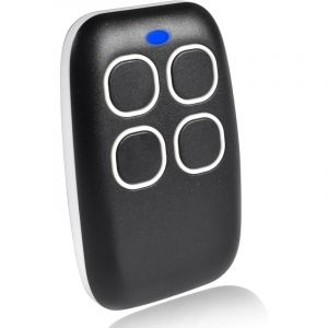 2pcs Telecommande Universelle Portail de 250 à 915 MHz, 4 en 1 Télécommande Portail Rolling Code Universel Multifréquence Radiocommande Portail