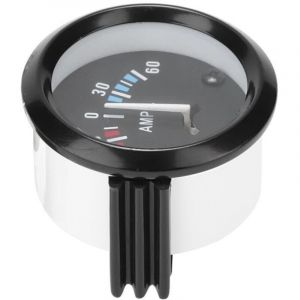 amp&egrave;rem&egrave;tre analogique 12V 60-0-60 AMP Amp&egrave;rem&egrave;tre Amp&egrave;rem&egrave;tre Jauge Universelle 52m / 2in Universel pour V&eacute;hicule