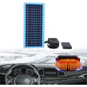 Kit de chauffage de serre avec panneau solaire 30 W et chauffage pour la maison - Chauffage de volaille - Kit de chauffage solaire pour le séchage et