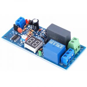Module de Relais Minuterie AC220V, 1.0W 10A/250VAC, 10A/30VDC Sortie, Relais Temporisation R&eacute;glable, Module de Relais Minuterie de Temporisatio