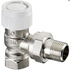 Vanne thermostatique Oventrop (AV9) r&eacute;glage progressif sans &eacute;tape, angle 1/2