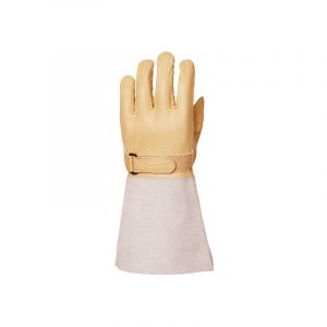 Lot de 12 paires de surgants &eacute;lectricien tt fleur vach hydrof velcro m15cm Taille 12