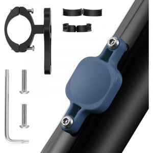 Airtag velo, Airtag velo support, Airtag bike, Support antivol Airtag pour vélo en matériau ABS, Antipoussière, étanche, Bonne dissimulation, Suivi