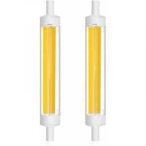 R7S 15W 118mm Ampoule LED COB Filament Lin&eacute;aire 360 Degr&eacute;s J118 Ampoule Projecteur 1200LM &eacute;quivalent Ampoule Halog&egrave;ne 120W blanc froid (6000K-6500K)