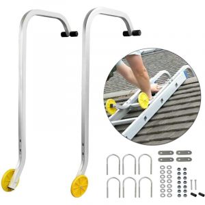 Adaptateur de Toit pour &Eacute;chelle, 0,93 m&egrave;tre(s), Crochet de Toit Universel pour Echelle T&eacute;lescopique, Alliage d'aluminium