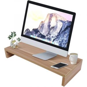 Qiyao - Support pour moniteur de bureau, support pour ordinateur portable, support pour &eacute;cran et ordinateur portable, support pour moniteur de