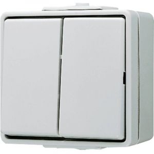 Jung - complet Interrupteur double wg 600 gris 605W 1 pc(s)